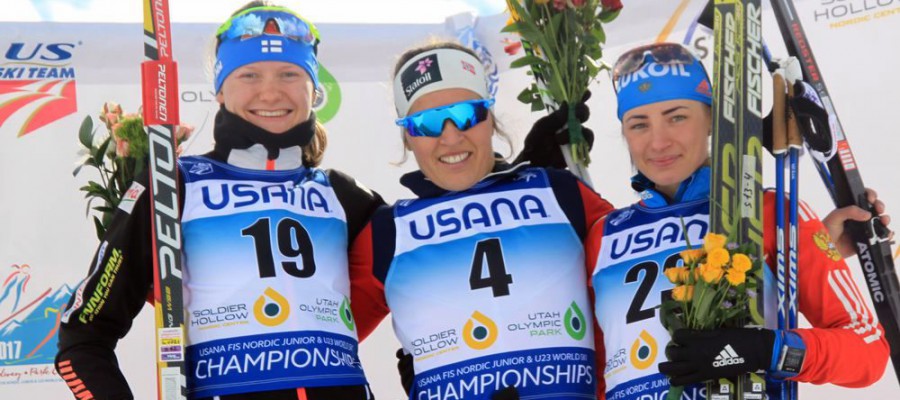 Алтайская лыжница Яна Кирпиченко – бронзовый призёр юниорского чемпионата мира
