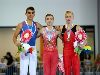 Четыре медали выиграл на Европейском юношеском олимпийском фестивале 16-летний барнаульский гимнаст Сергей Найдин: три золота и бронзу.