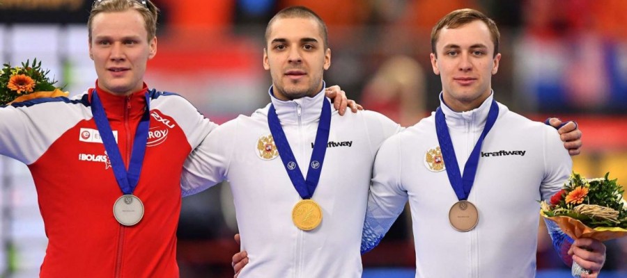 Виктор Муштаков завоевал две бронзы на чемпионате мира по конькобежному спорту