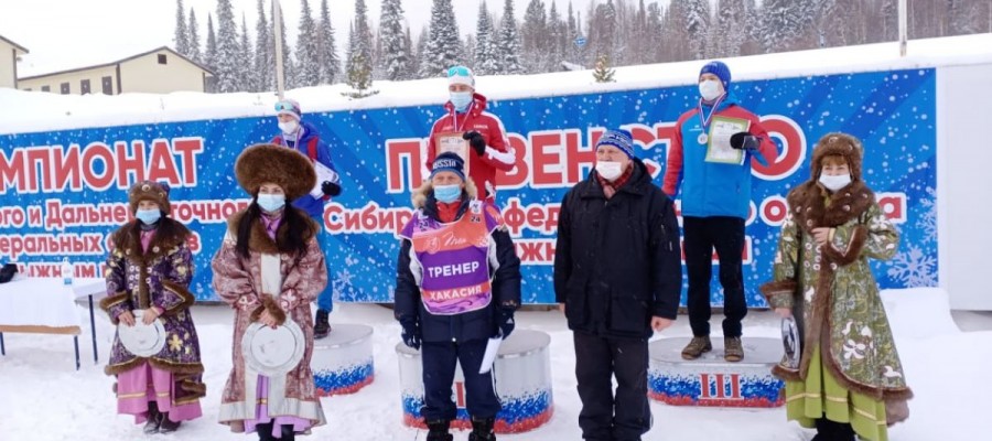 Леонид Кульгускин стал серебряным призером первенства Сибири в гонке на 10 км