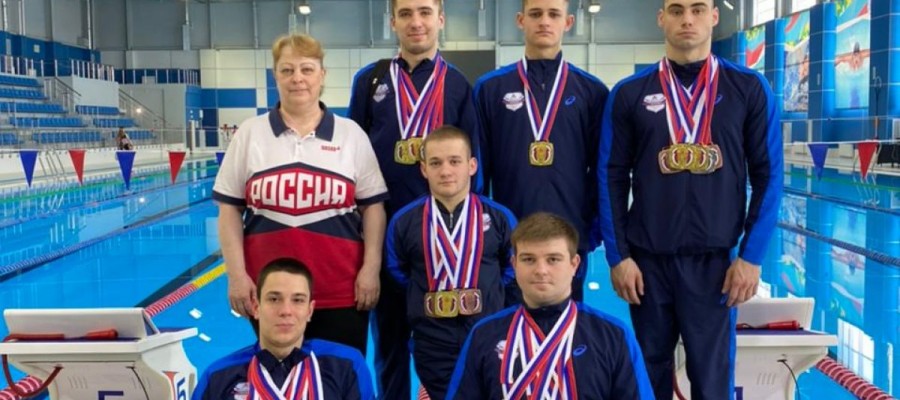 22 медали и второе командное место. Итоги чемпионата России по плаванию среди спортсменов с ПОДА